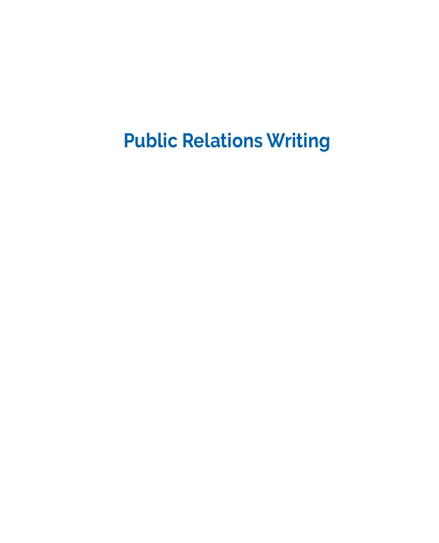 Preview page 2 of Public Relations Writing Essential Tools for Effective Storytelling By Valerie Fields
