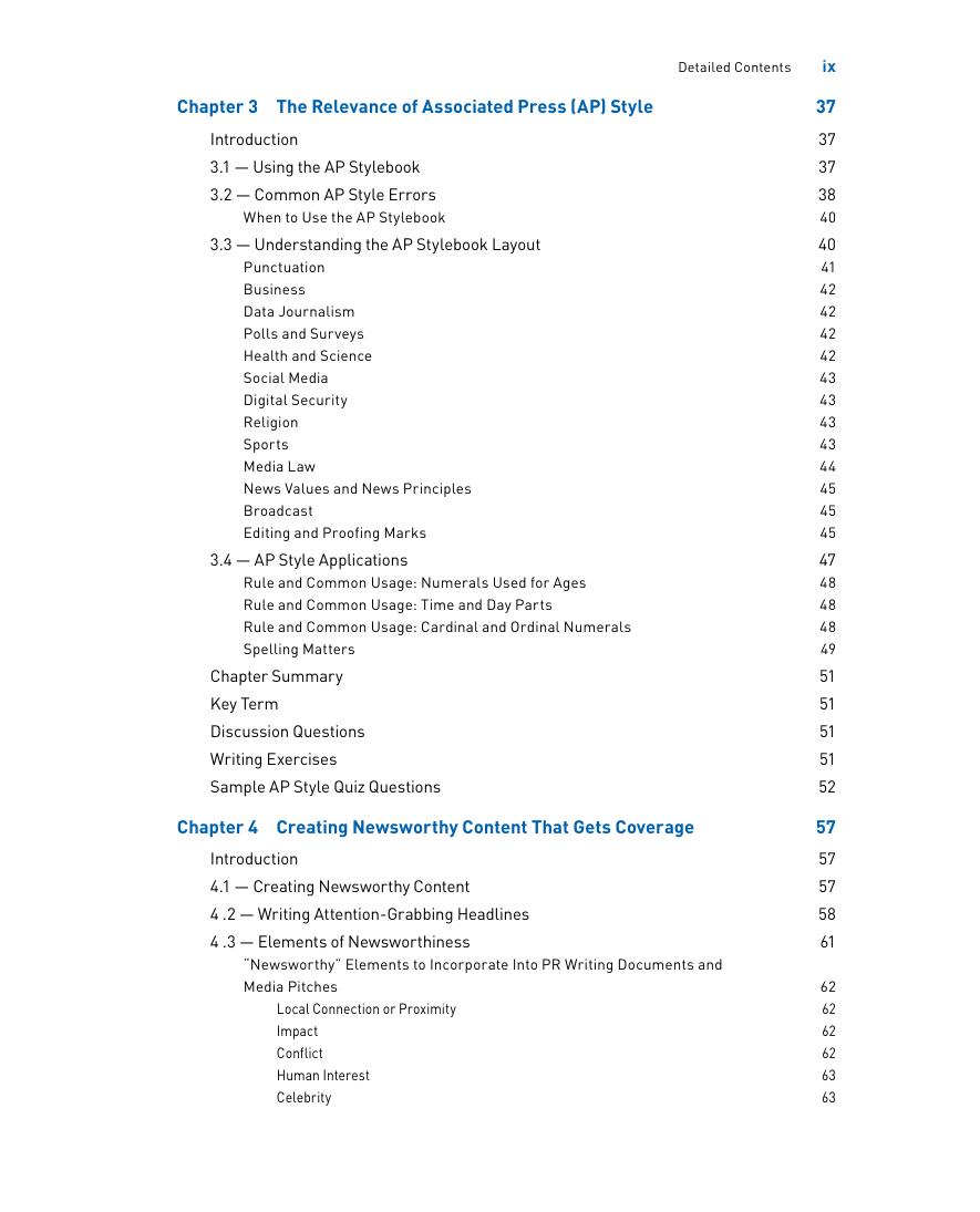 Preview page 10 of Public Relations Writing Essential Tools for Effective Storytelling By Valerie Fields