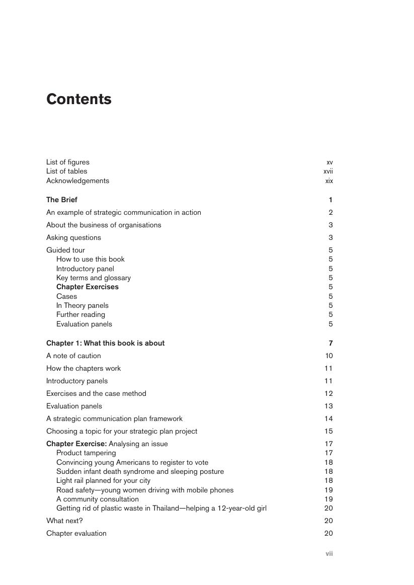 Preview page 8 of Strategic Communication Campaign Planning 3rd Edition By James Mahoney