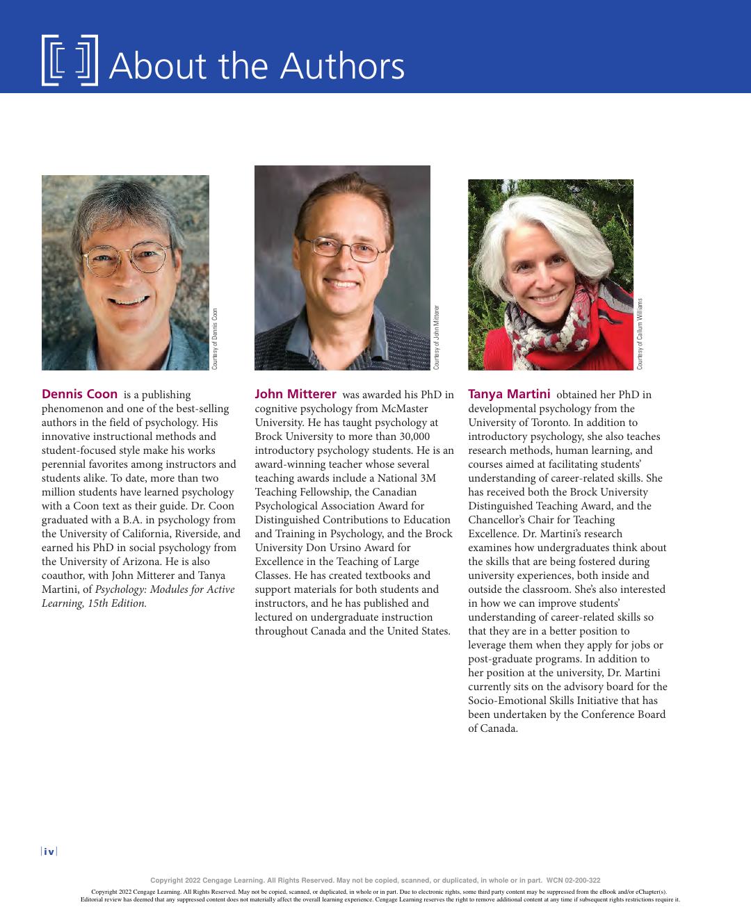 Preview page 6 of INTRODUCTION PSYCHOLOGY GATEWAY MIND BEHAVIOR 16th Editon By Dennis Coon