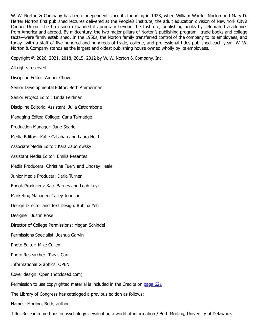 Preview page 4 of Research Methods in Psychology 5th Edition By Beth Morling