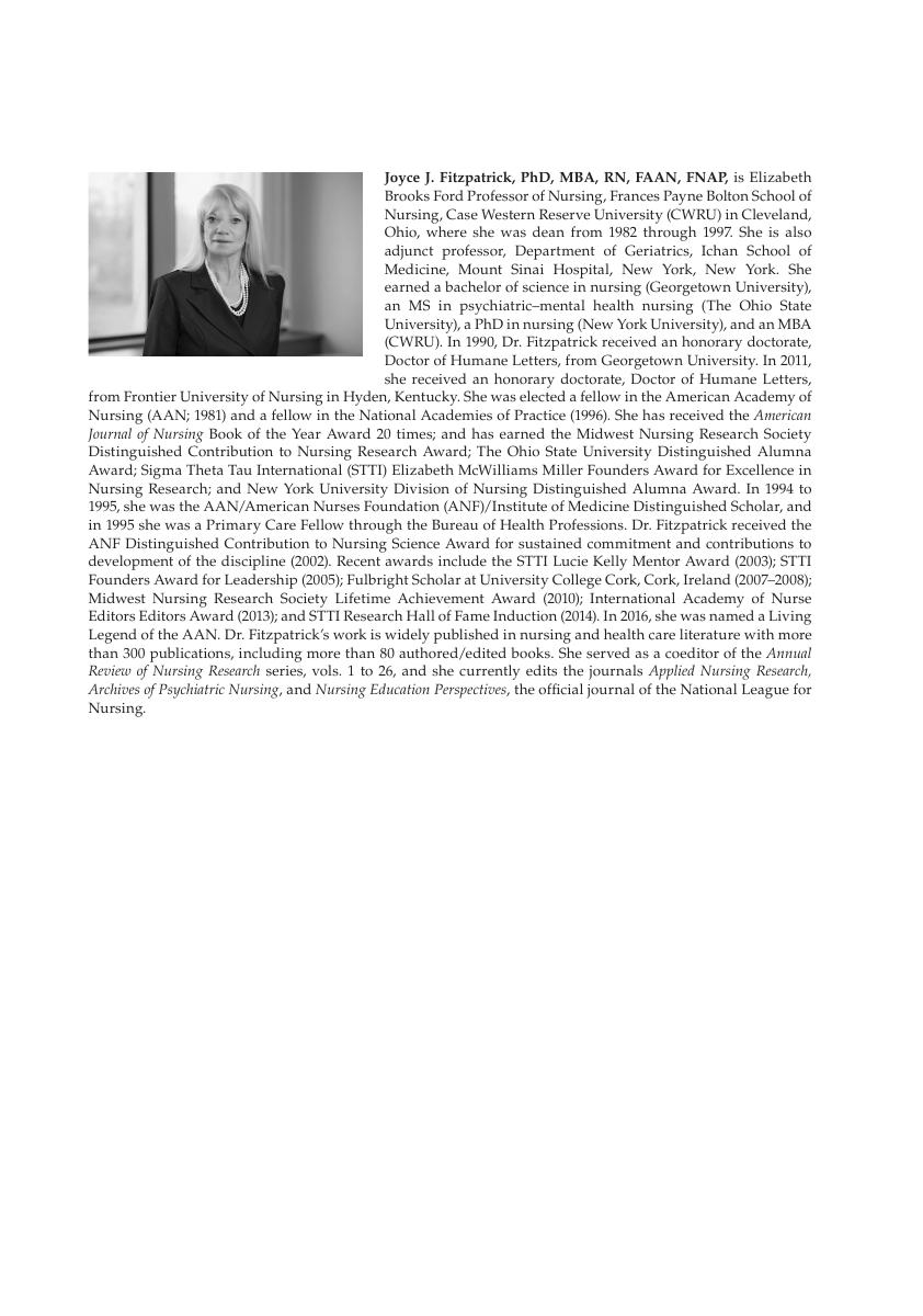 Preview page 3 of Encyclopedia of nursing research 4th Edition By Joyce J. Fitzpatrick
