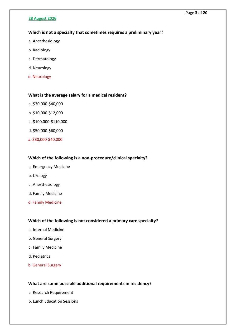 Preview page 3 of PHP Test FINAL Exam 100 comprehensive questions |  FREQUENTLY MOST TESTED QUESTIONS AND VERIFIED  SOLUTIONS/GET IT 100%