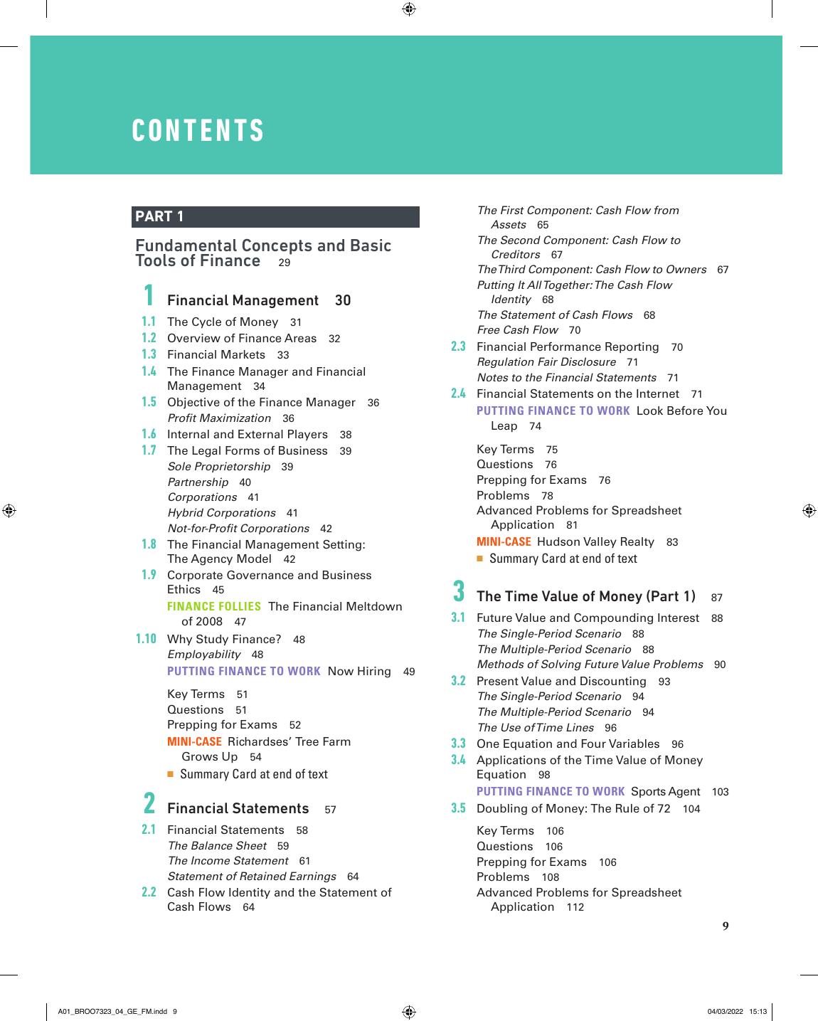 Preview page 10 of Financial Management Core Concepts 4th Global Edition By Raymond Brooks