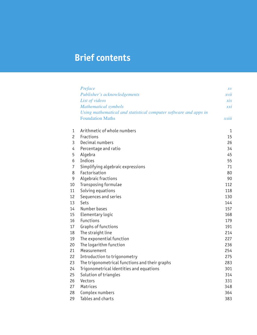 Preview page 6 of Foundation Maths 7th Edition By Anthony Croft, Robert Davison