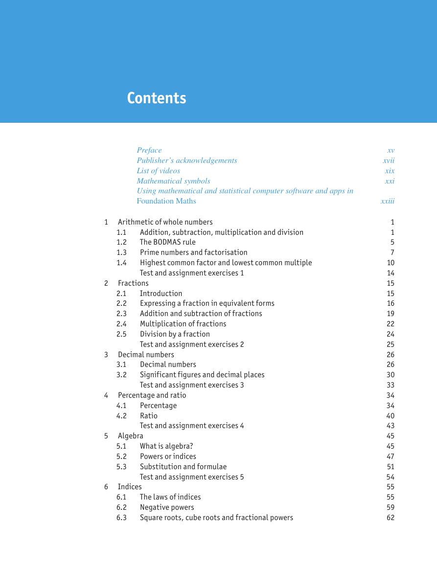 Preview page 8 of Foundation Maths 7th Edition By Anthony Croft, Robert Davison