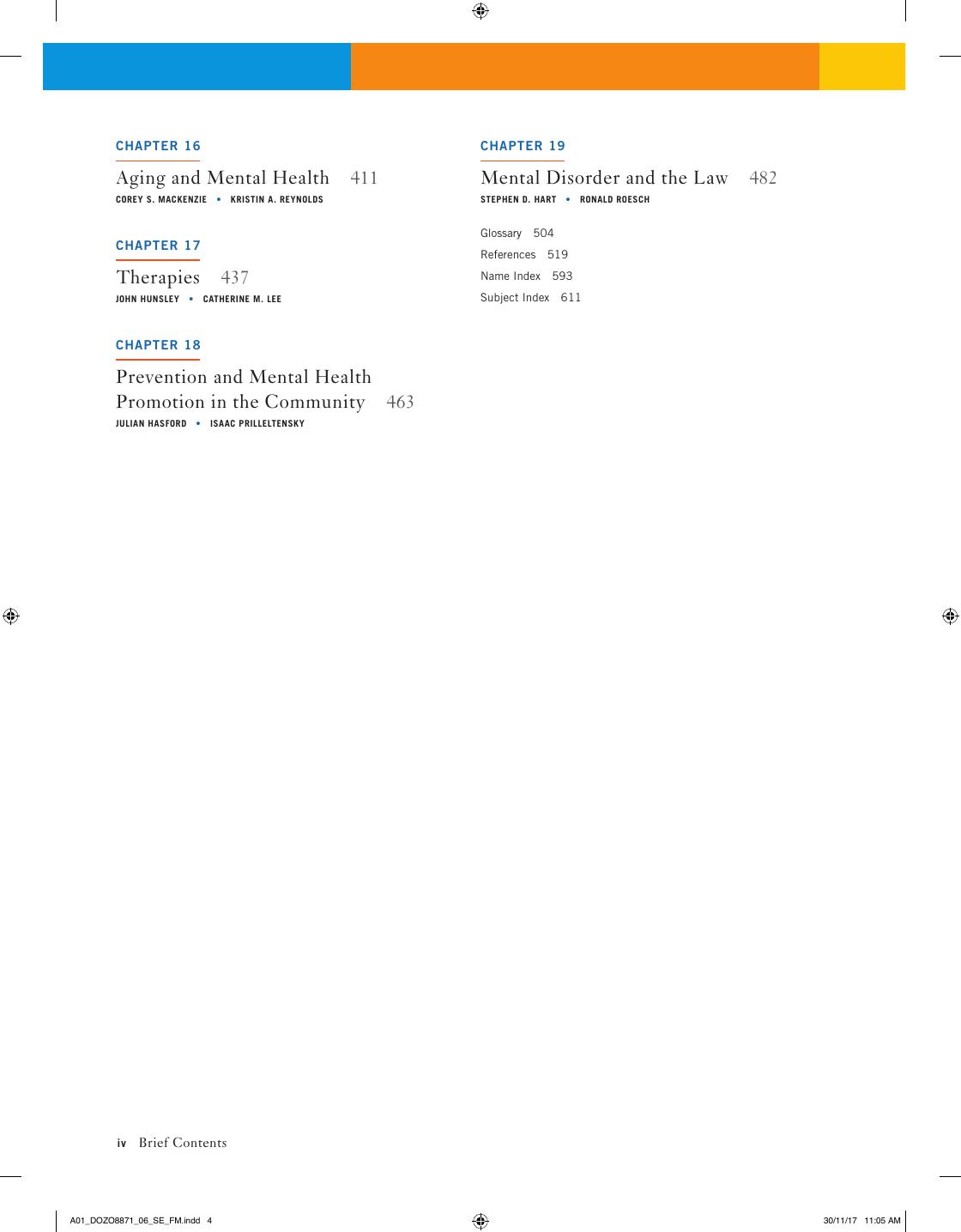 Preview page 5 of Abnormal Psychology Perspectives 6th Edition By David J.A. Dozois eBook PDF