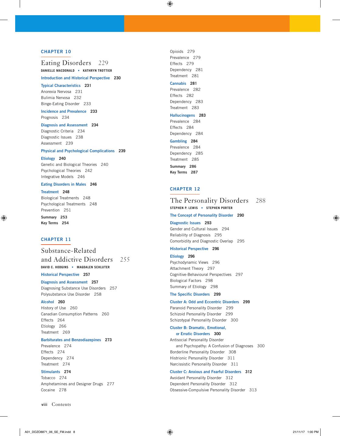 Preview page 9 of Abnormal Psychology Perspectives 6th Edition By David J.A. Dozois eBook PDF