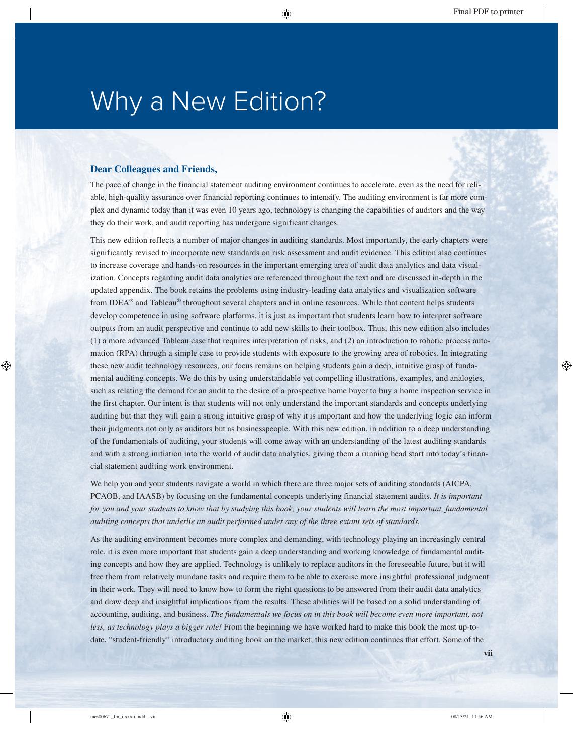 Preview page 8 of Auditing & Assurance Services A Systematic Approach 12th Edition By William Messier, Steven Glover, Douglas Prawitt eBoo