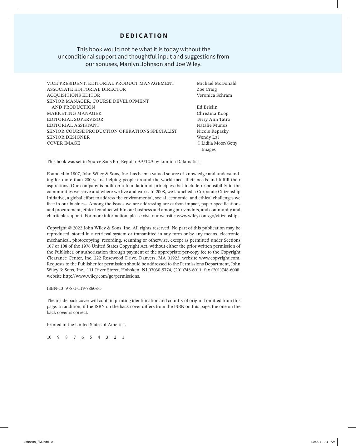 Preview page 3 of Auditing A Practical Approach with Data Analytic, 2nd Edition By Raymond Johnson, Laura Wiley eBook PDF