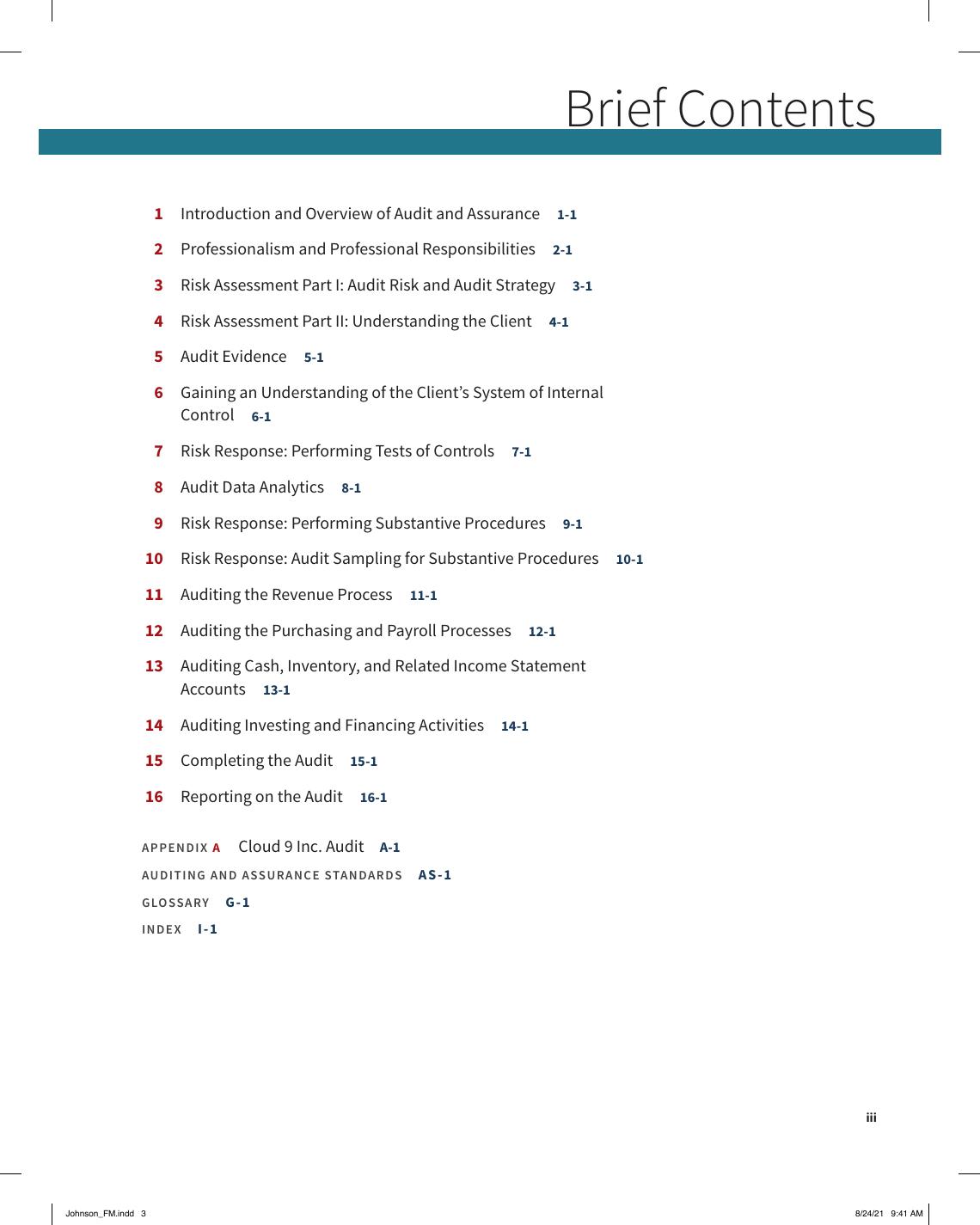 Preview page 4 of Auditing A Practical Approach with Data Analytic, 2nd Edition By Raymond Johnson, Laura Wiley eBook PDF