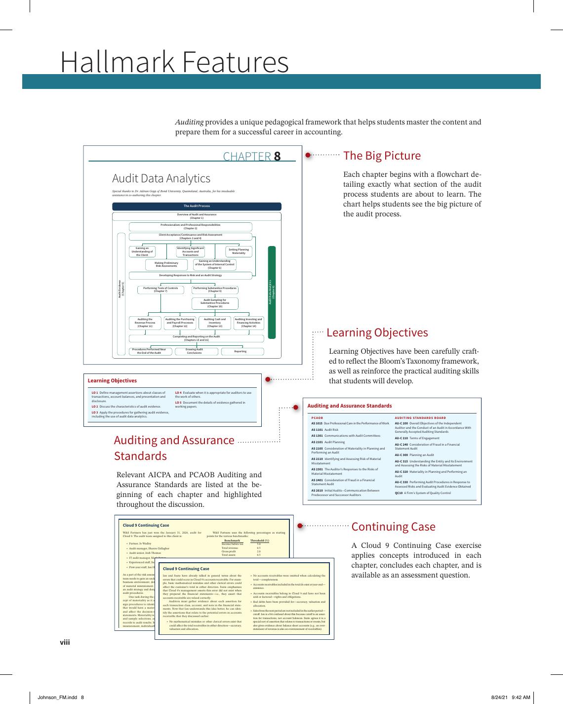 Preview page 9 of Auditing A Practical Approach with Data Analytic, 2nd Edition By Raymond Johnson, Laura Wiley eBook PDF