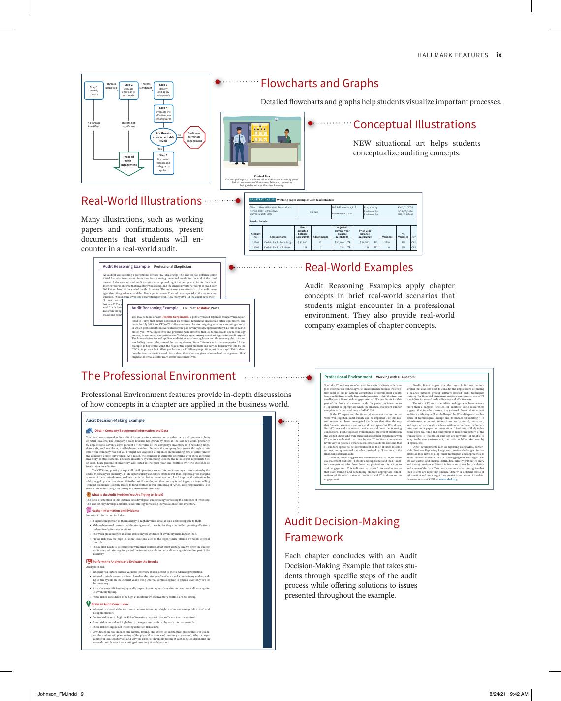Preview page 10 of Auditing A Practical Approach with Data Analytic, 2nd Edition By Raymond Johnson, Laura Wiley eBook PDF