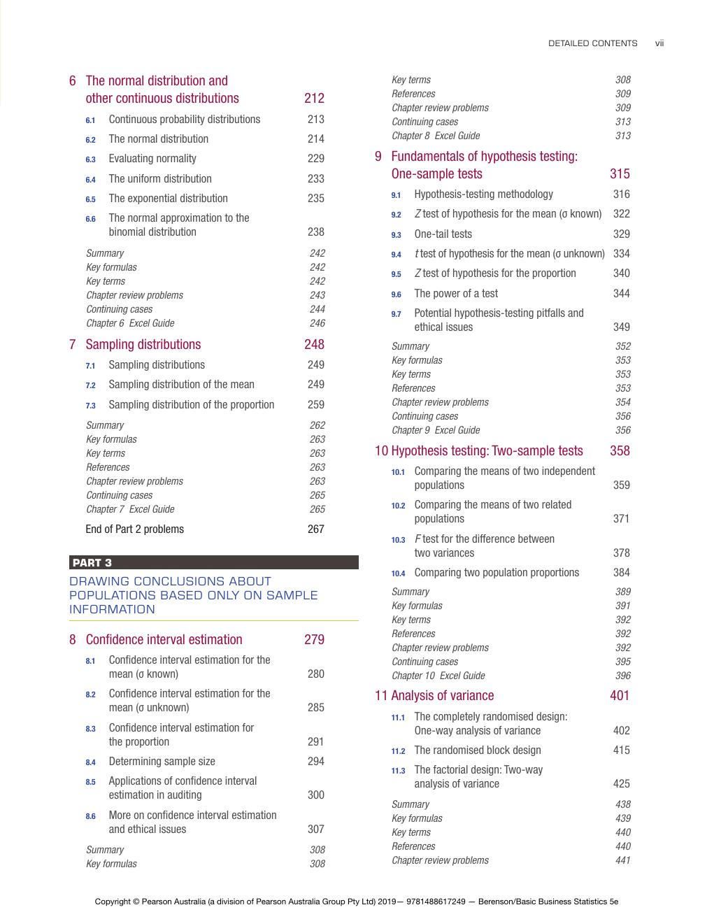 Preview page 8 of Basic Business Statistics Concepts and applications, 5th Edition By Mark Berenson, David Levine, Kathryn Szabat, Judith