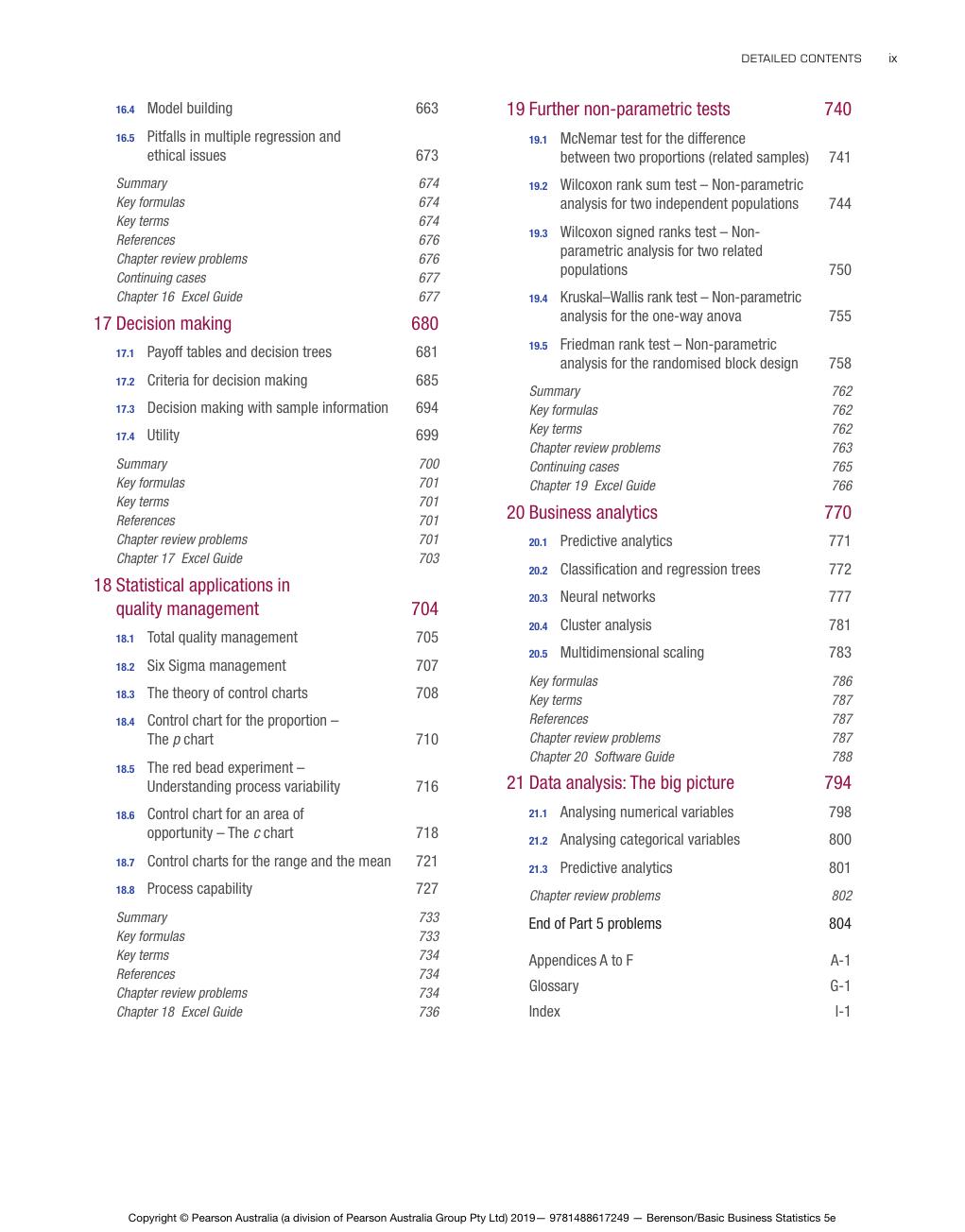 Preview page 10 of Basic Business Statistics Concepts and applications, 5th Edition By Mark Berenson, David Levine, Kathryn Szabat, Judith