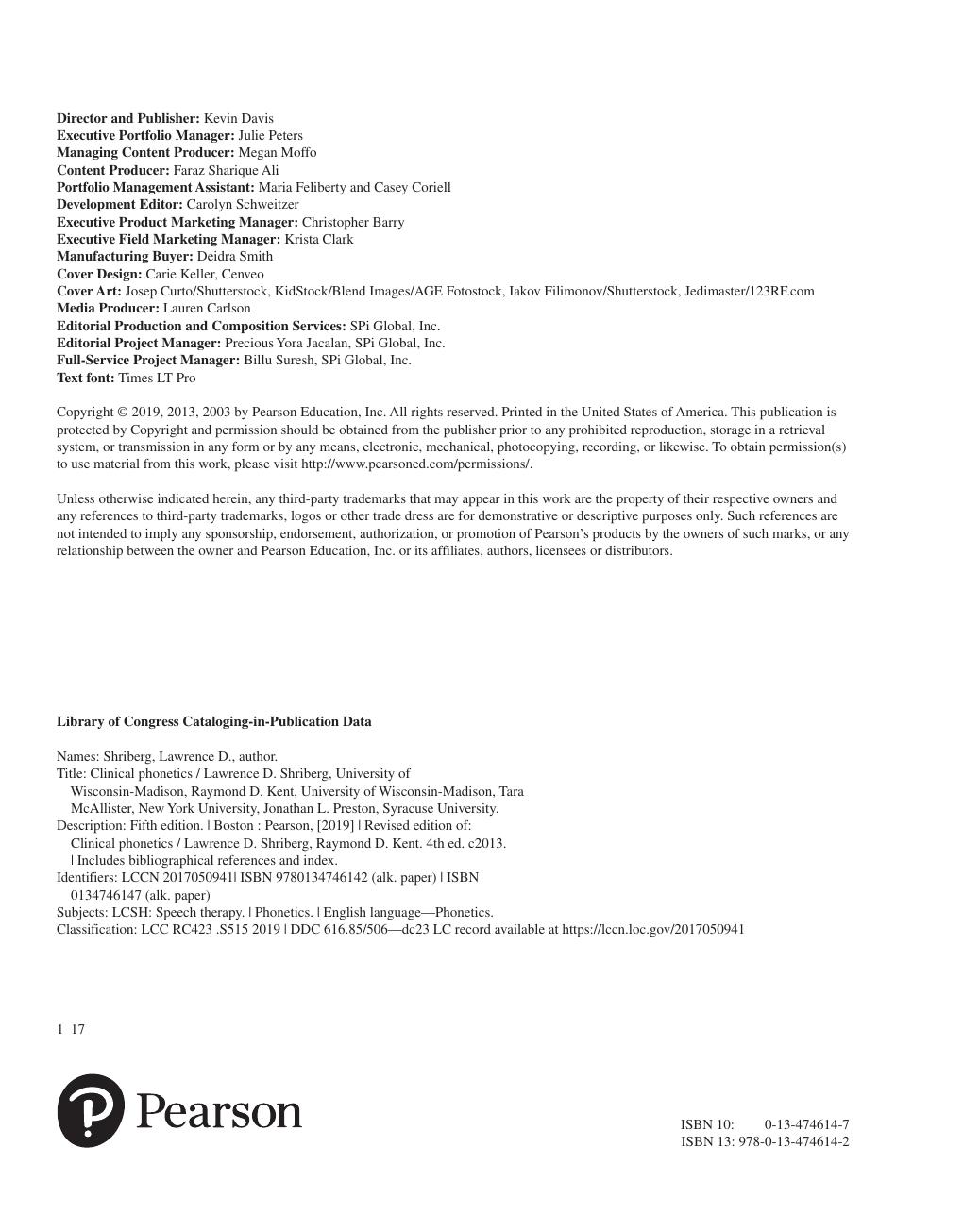 Preview page 5 of Clinical Phonetics 5th Edition, By Lawrence Shriberg eBook PDF