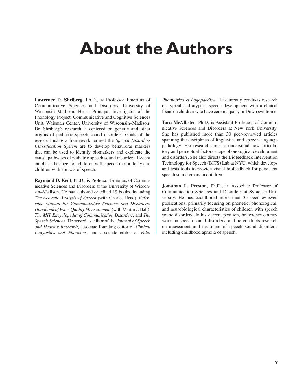 Preview page 6 of Clinical Phonetics 5th Edition, By Lawrence Shriberg eBook PDF