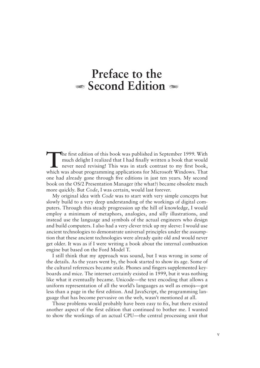 Preview page 6 of Code The Hidden Language of Computer Hardware and Software 2nd Edition By Charles Petzold eBook PDF