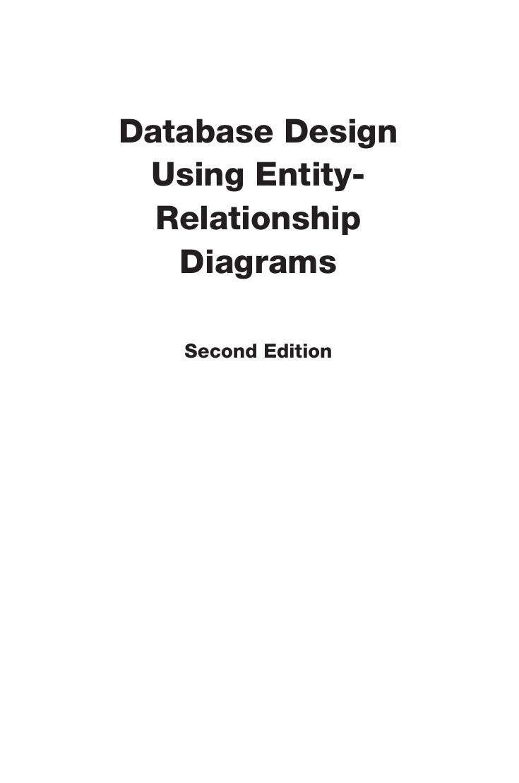 Preview page 2 of Database Design Using Entity-Relationship Diagrams 2nd Edition By Sikha Bagui, Richard Earp eBook PDF