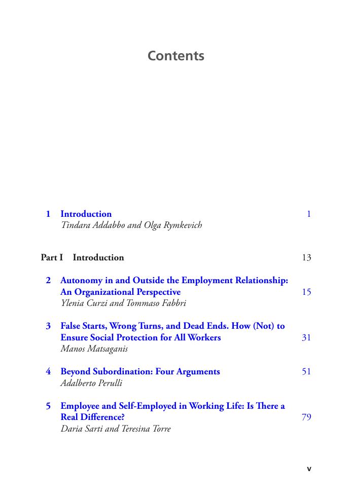 Preview page 5 of Defining and Protecting Autonomous Work A Multidisciplinary Approach 1st Edition By Addabbo, Ales, Curzi, Fabbri, Rymkev