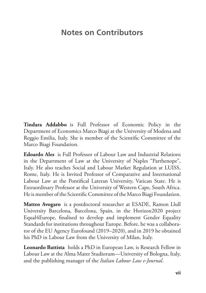 Preview page 7 of Defining and Protecting Autonomous Work A Multidisciplinary Approach 1st Edition By Addabbo, Ales, Curzi, Fabbri, Rymkev
