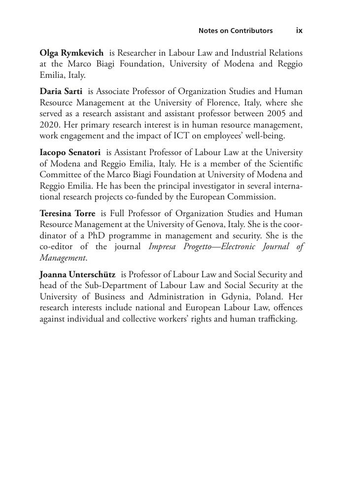 Preview page 9 of Defining and Protecting Autonomous Work A Multidisciplinary Approach 1st Edition By Addabbo, Ales, Curzi, Fabbri, Rymkev