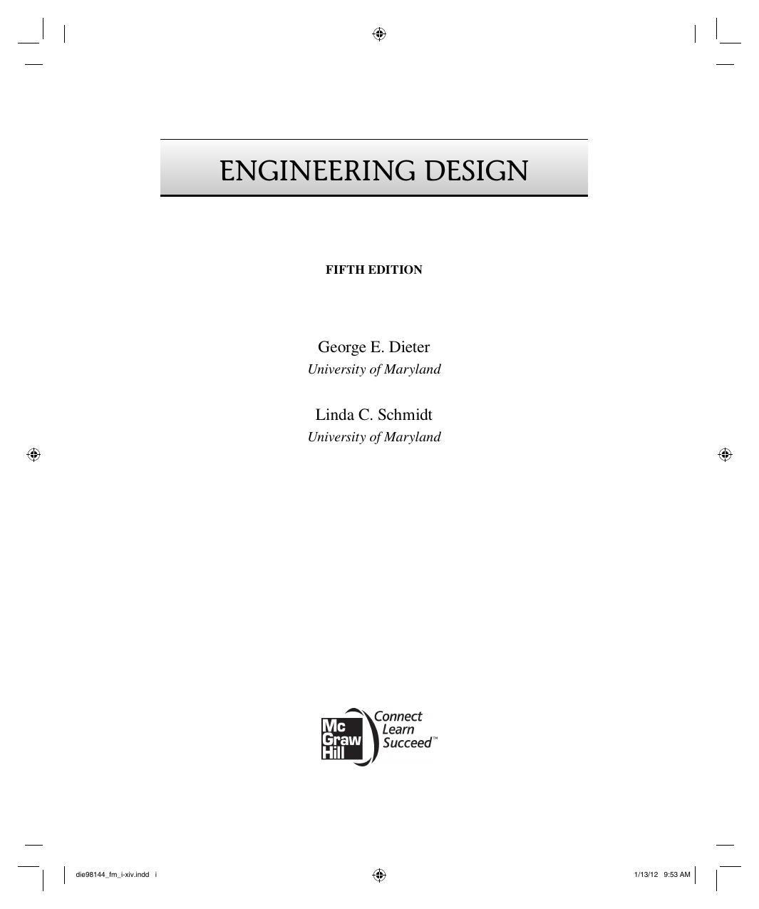 Preview page 2 of Engineering Design 5th Edition By George Dieter, Linda Schmidt eBook PDF