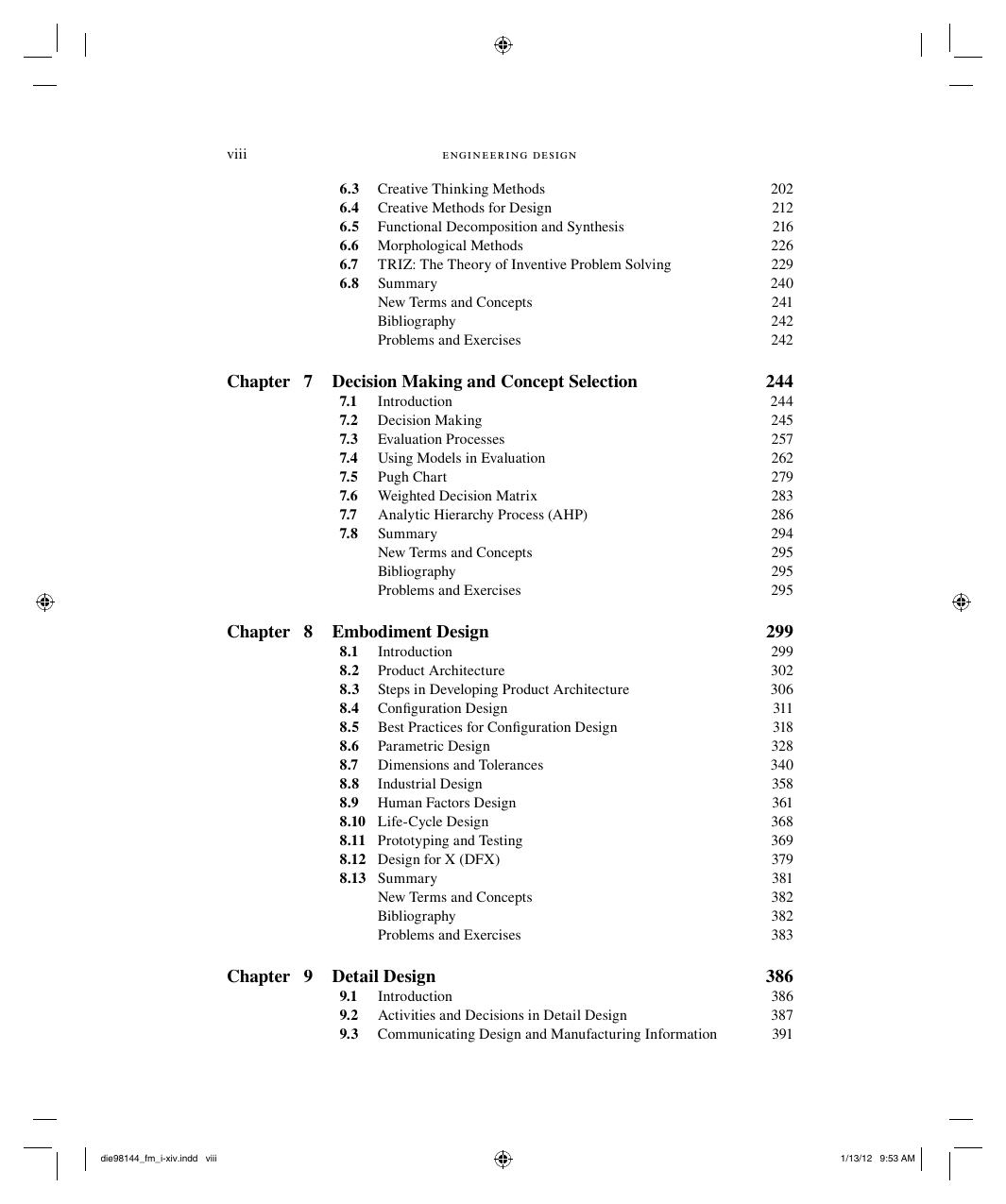 Preview page 9 of Engineering Design 5th Edition By George Dieter, Linda Schmidt eBook PDF