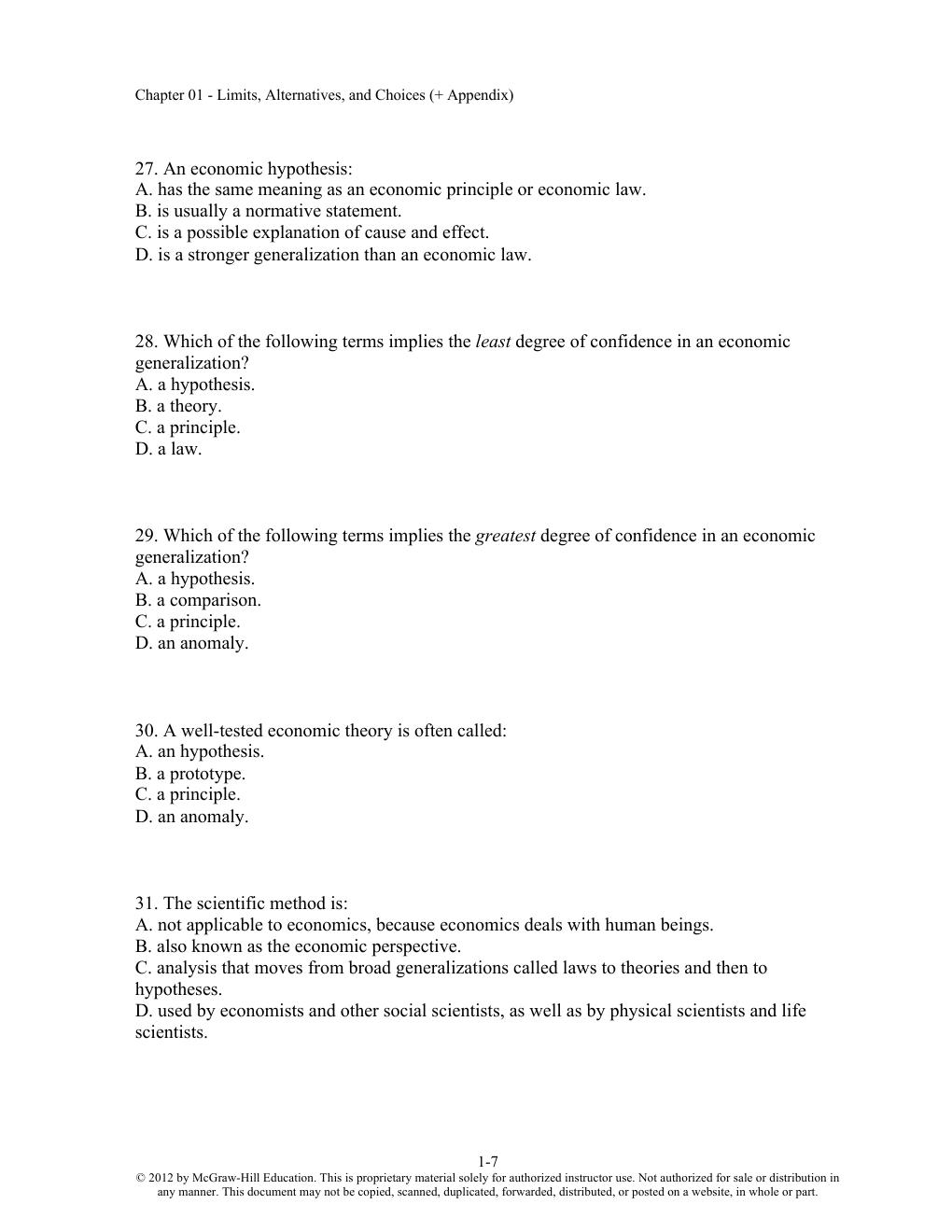 Preview page 7 of Test Bank Economics: Principles, Problems, and Policies, 19th Edition McConnell