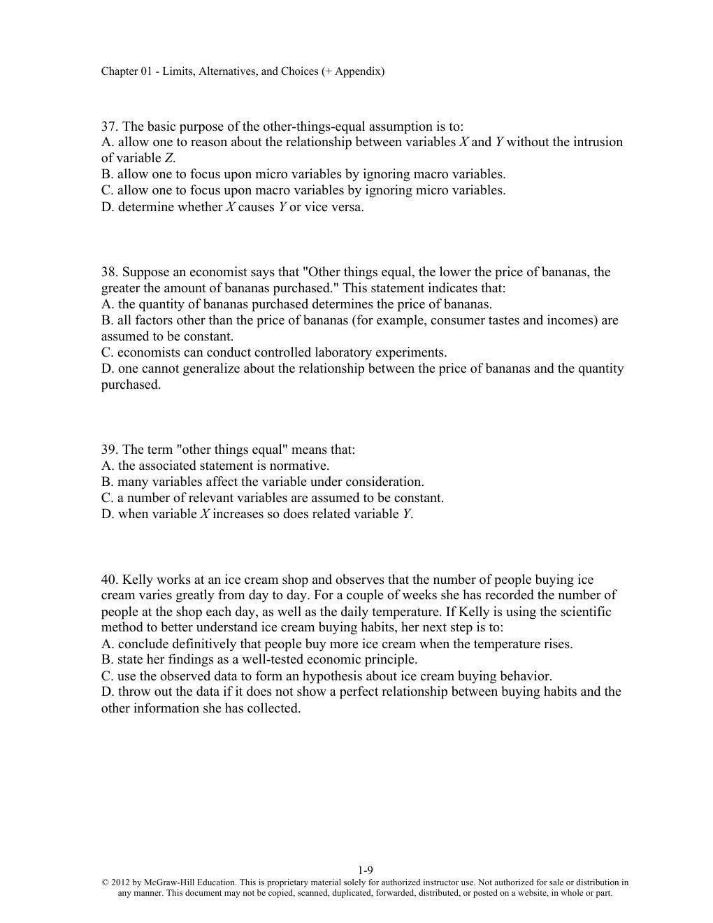Preview page 9 of Test Bank Economics: Principles, Problems, and Policies, 19th Edition McConnell