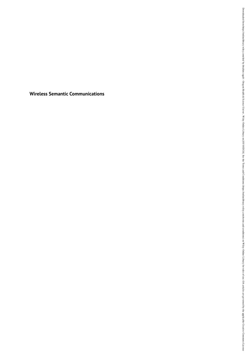 Preview page 2 of eBook Wireless Semantic Communications Concepts, Principles, and Challenges 1st Edition By Yao Sun , Lan Zhang , Dusit N