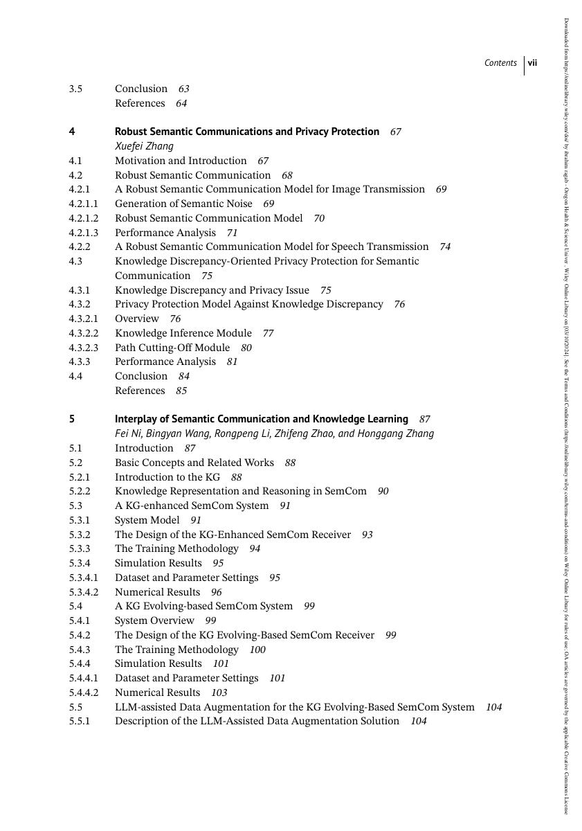 Preview page 7 of eBook Wireless Semantic Communications Concepts, Principles, and Challenges 1st Edition By Yao Sun , Lan Zhang , Dusit N