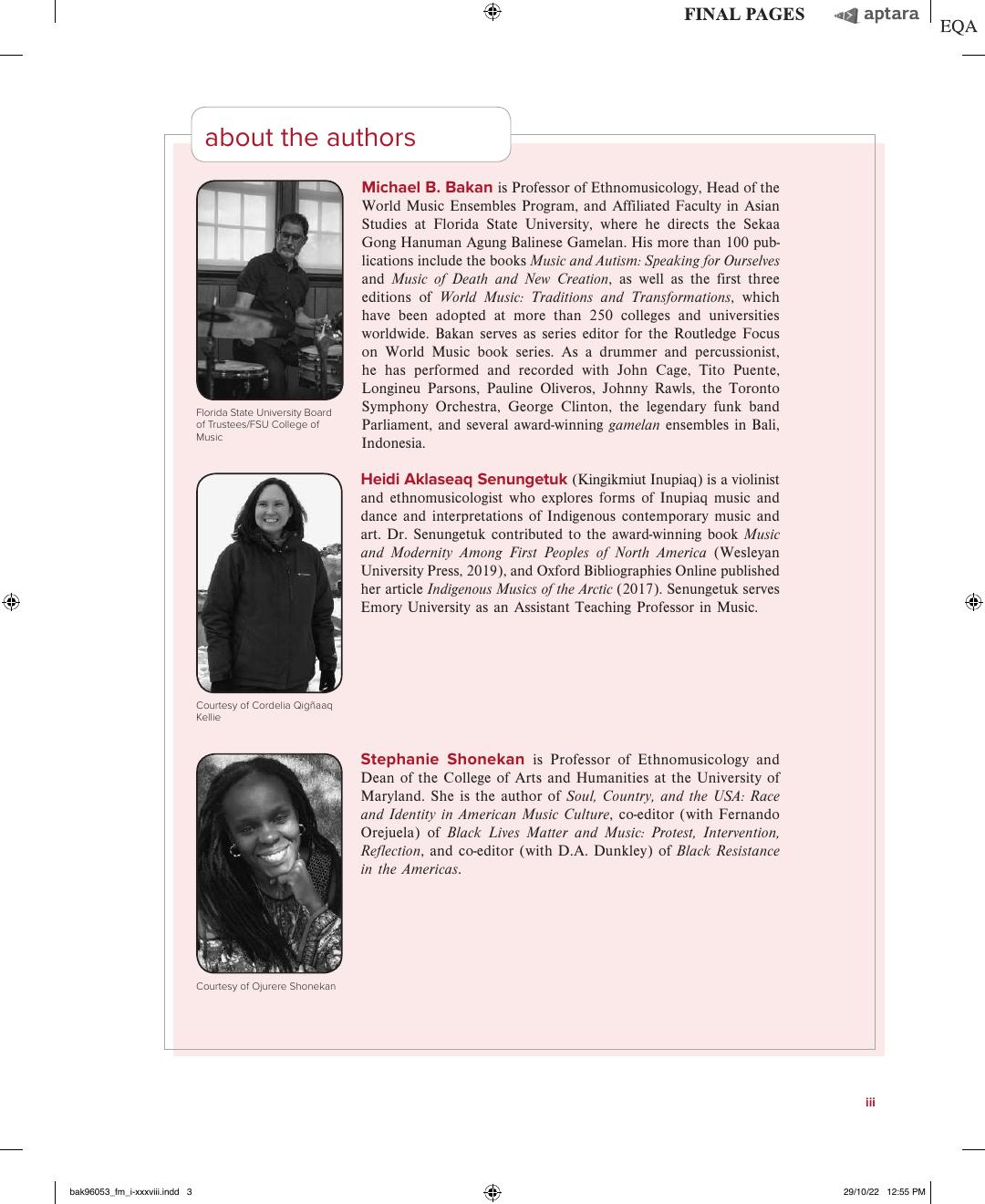 Preview page 3 of eBook World Music Traditions and Transformations 4e Michael Bakan