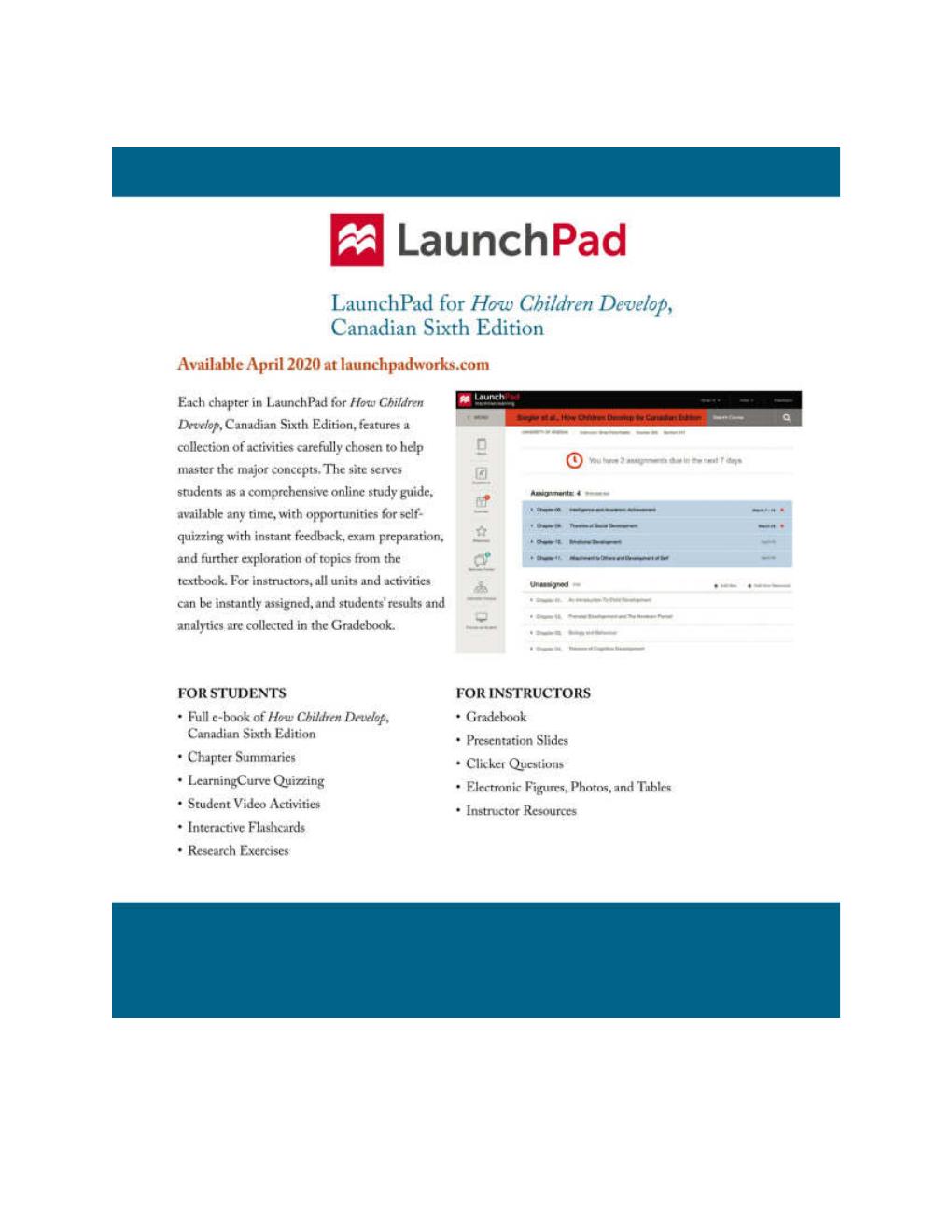 Preview page 3 of How Children Develop 6th Canadian Edition By Robert S. Siegler