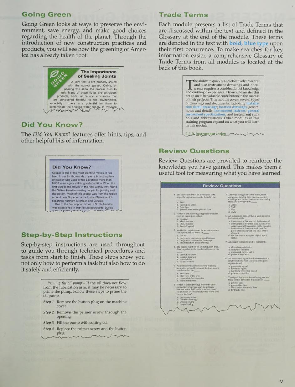 Preview page 7 of Instrumentation Level one trainee guide