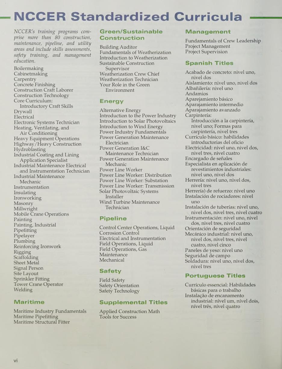 Preview page 8 of Instrumentation Level one trainee guide