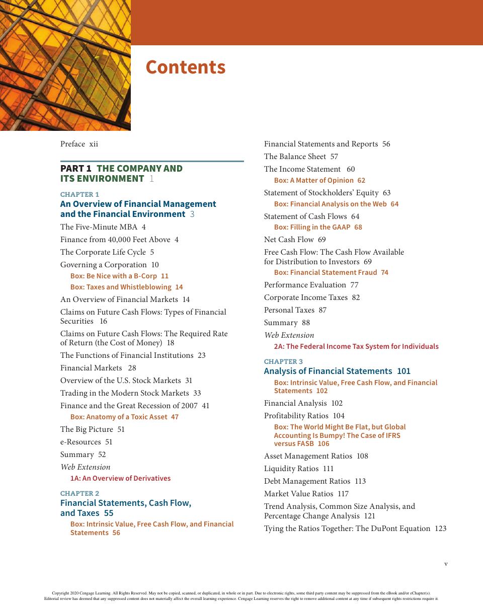 Preview page 7 of Financial Management Theory & Practice, 16th Edition By Brigham, Eugene Ehrhardt, Michael eBook PDF
