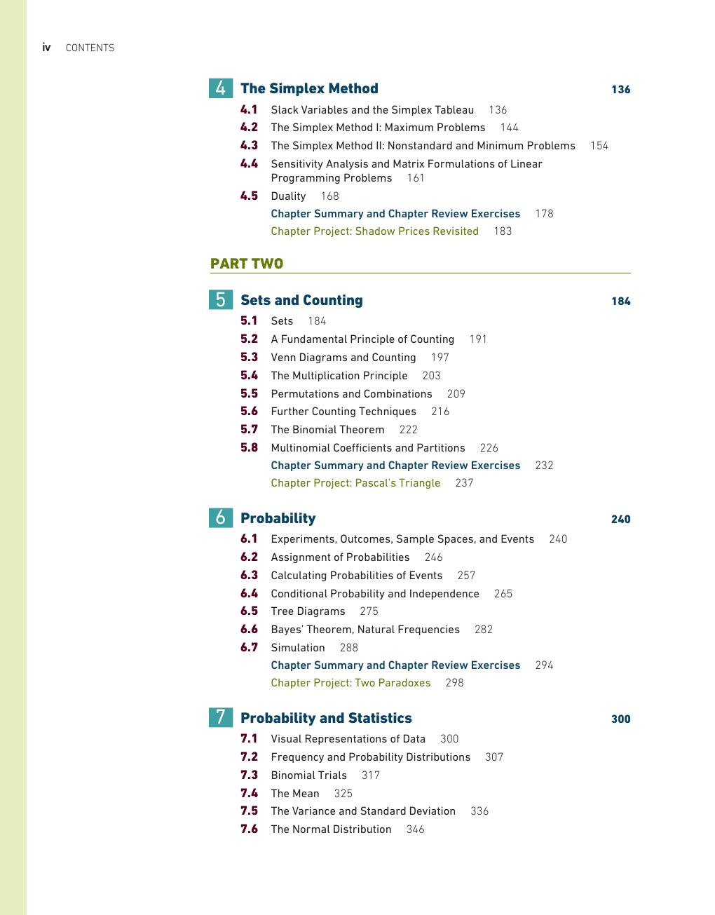 Preview page 3 of Finite Mathematics & Its Applications 13th Edition By Larry Goldstein eBook PDF