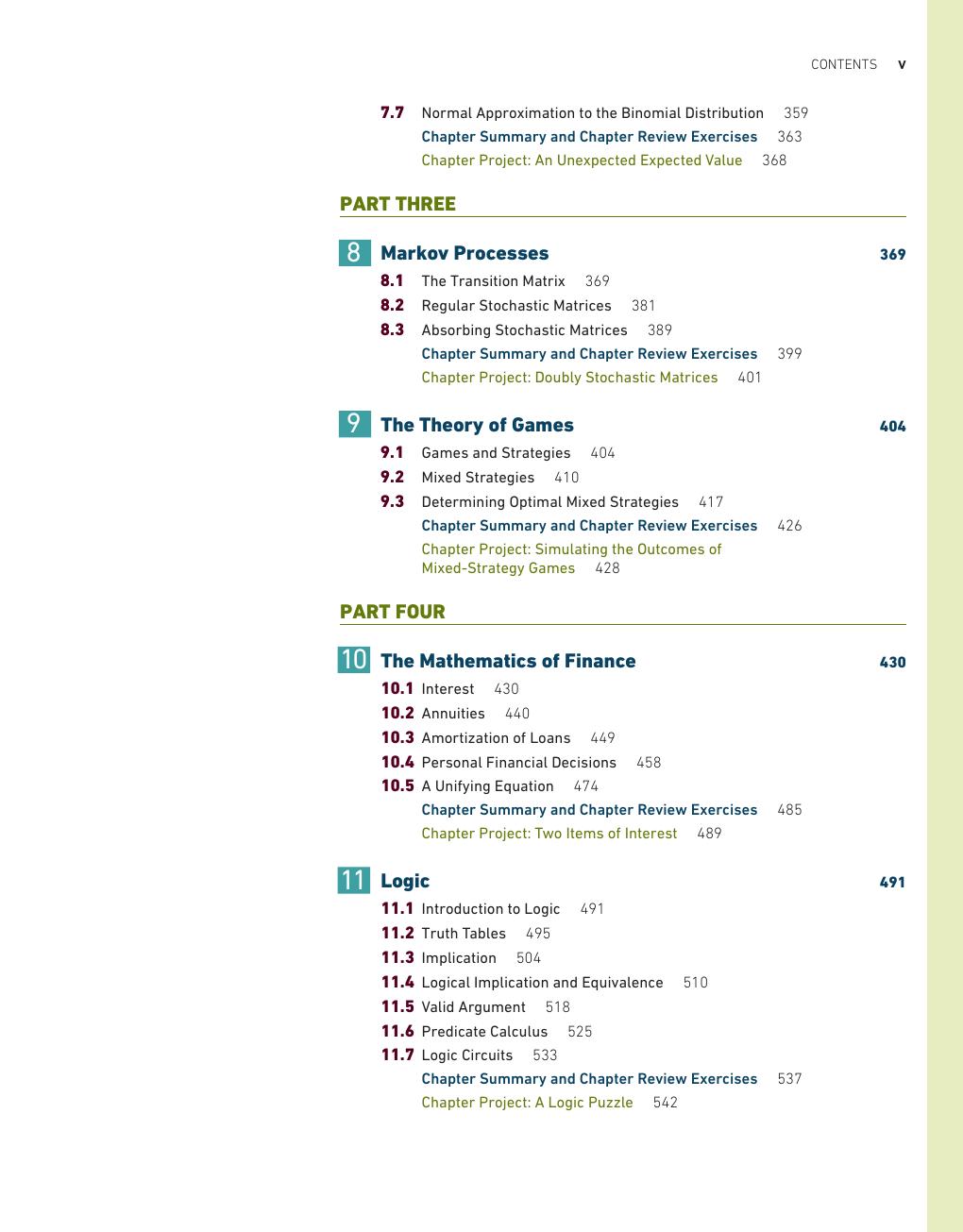 Preview page 4 of Finite Mathematics & Its Applications 13th Edition By Larry Goldstein eBook PDF