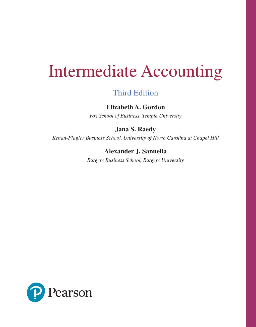 Preview page 3 of Intermediate Accounting 3rd Edition By Elizabeth Gordon eBook PDF