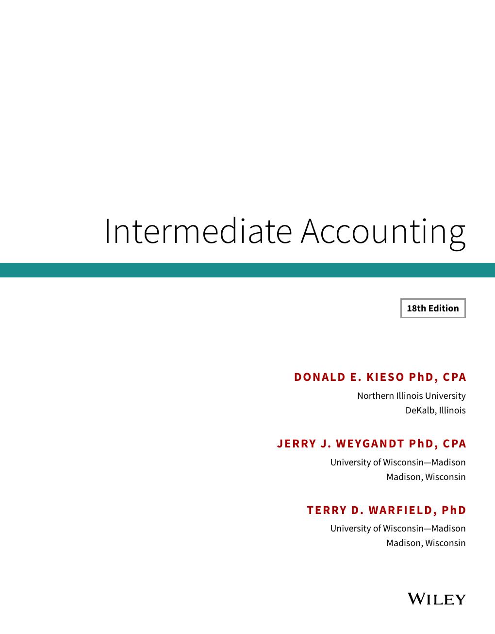 Preview page 3 of Intermediate Accounting 18th Edition By Donald E. Kieso eBook PDF