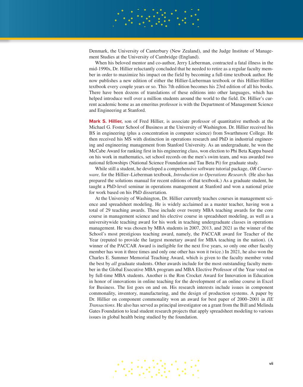 Preview page 8 of Introduction to Management Science A Modeling and Case Studies Approach with Spreadsheets 7th Edition By Frederick Hilli