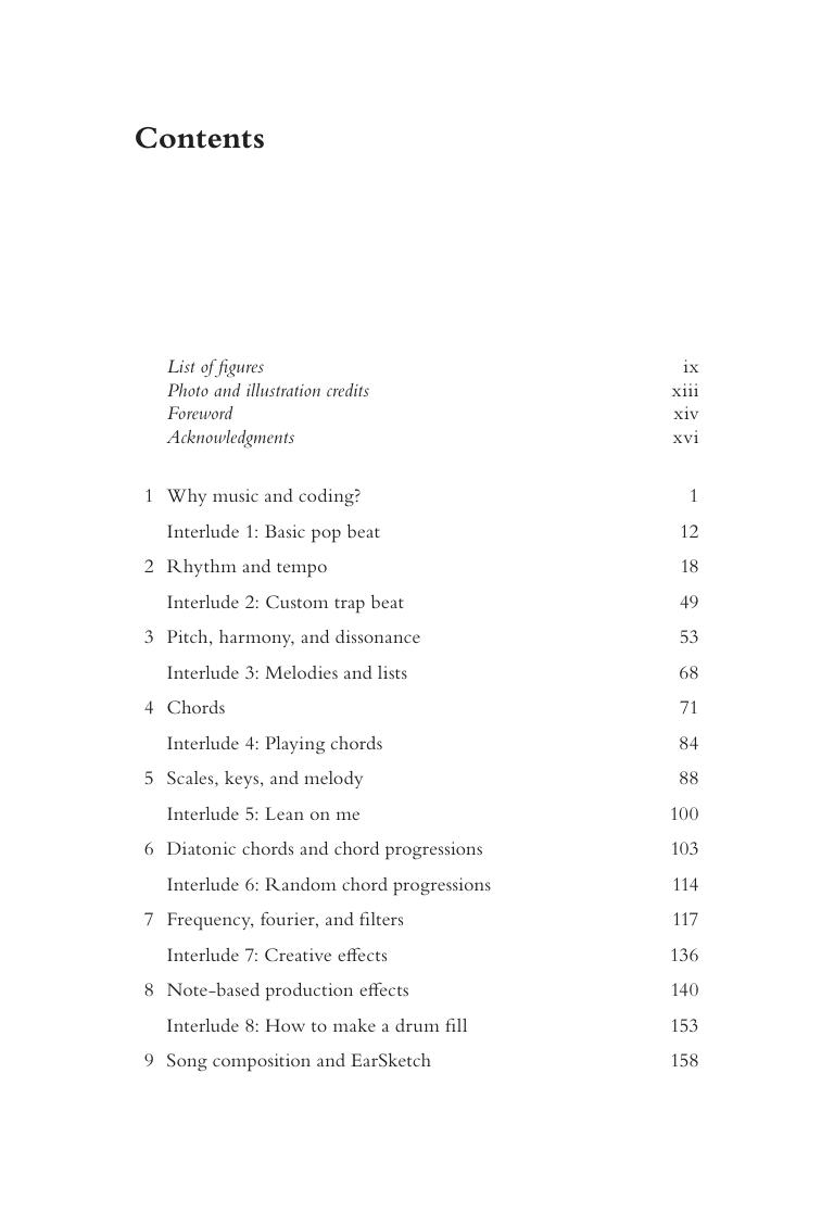 Preview page 8 of Introduction to Digital Music with Python Programming Learning Music with Code By Michael Horn, Melanie West, Cameron Ro