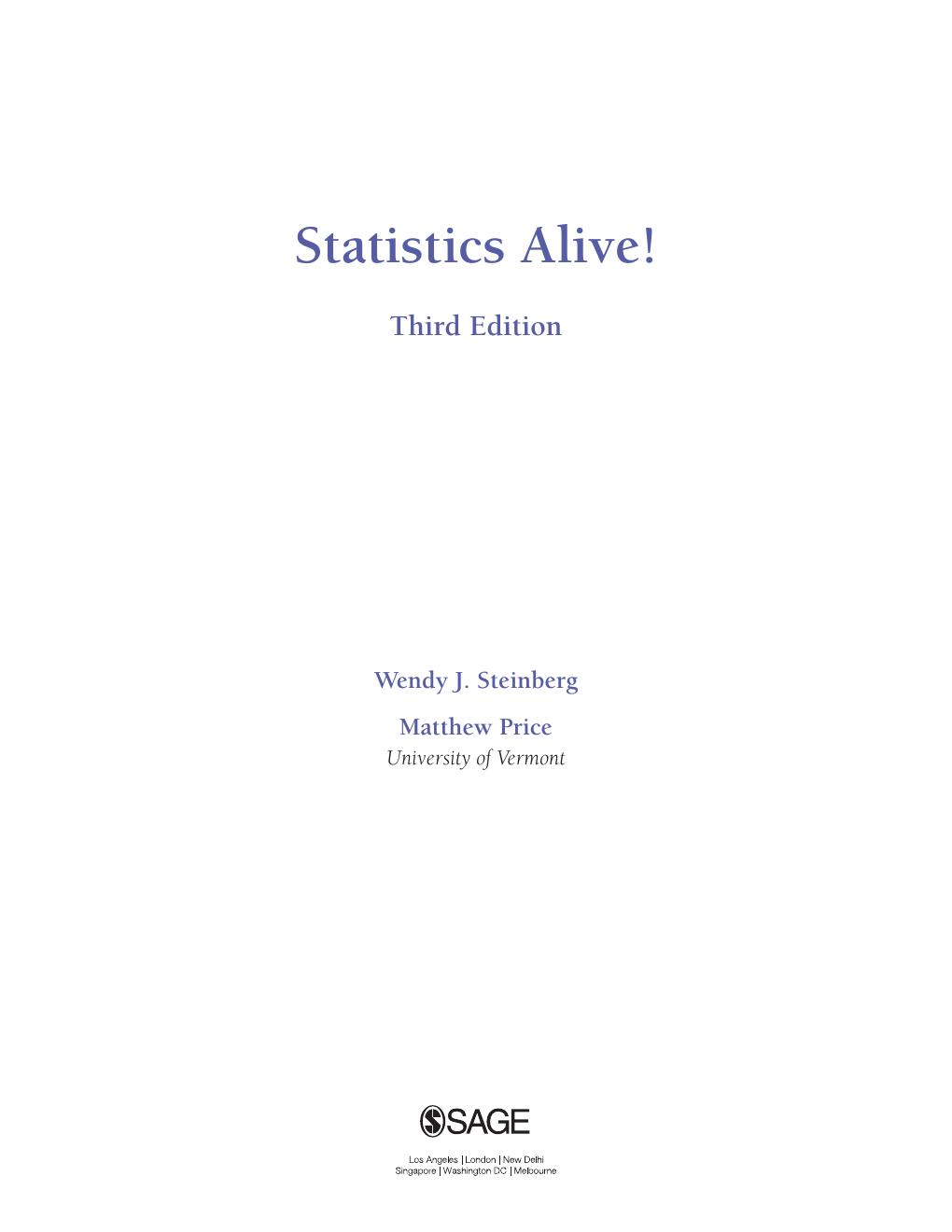 Preview page 6 of Statistics Alive! 3rd Edition By Wendy Steinberg, Matthew Price eBook PDF