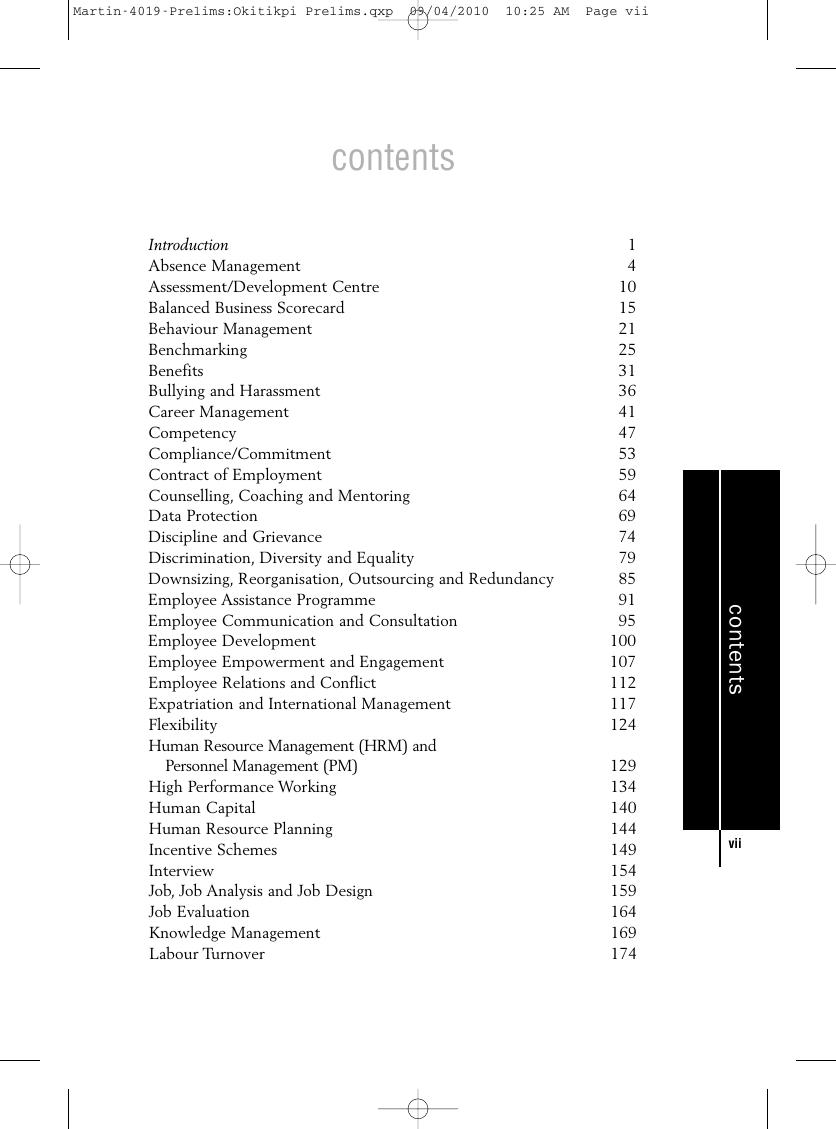 Preview page 8 of Key Concepts in Human Resource Management By John Martin