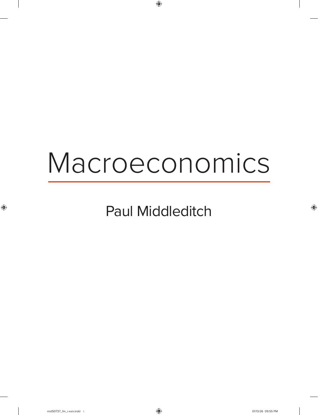 Preview page 3 of Macroeconomics 1st Edition By Paul Middleditch