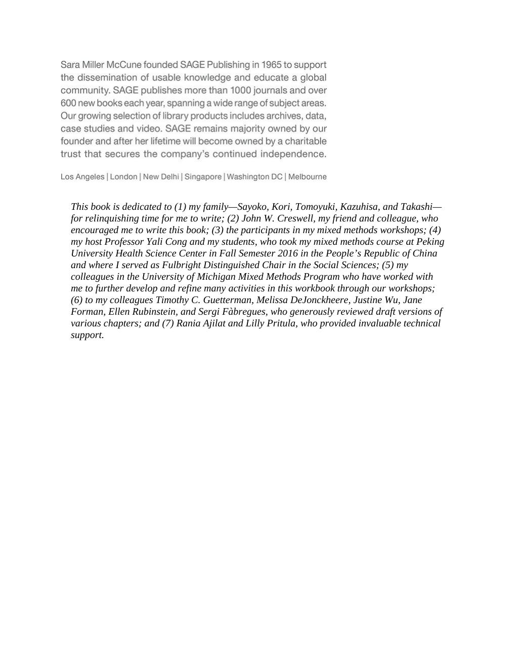 Preview page 3 of The Mixed Methods Research Workbook By Michael D. Fetters