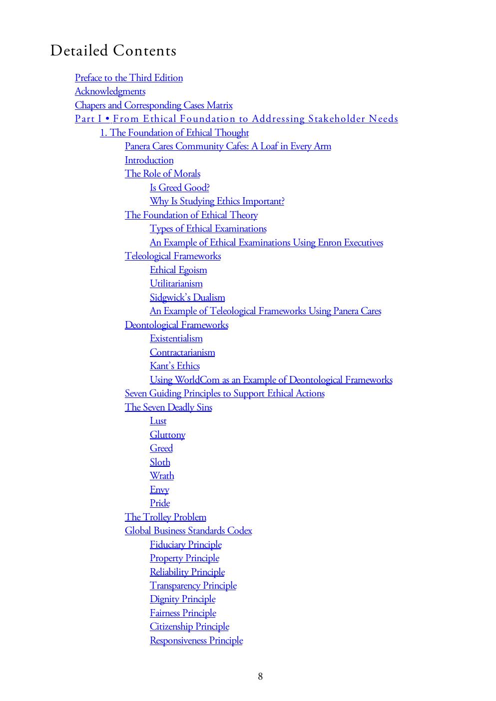 Preview page 8 of Understanding Business Ethics 3rd Edition By Peter Allen Stanwick, Sarah D Stanwick
