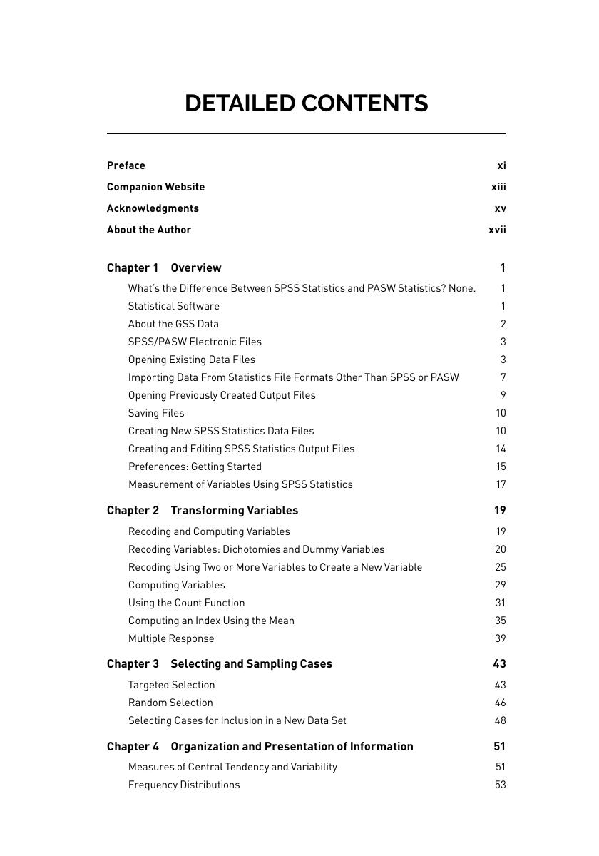 Preview page 8 of Using SPSS for Research Methods and Social Statistics 8th Edition By William E Wagner-Huang