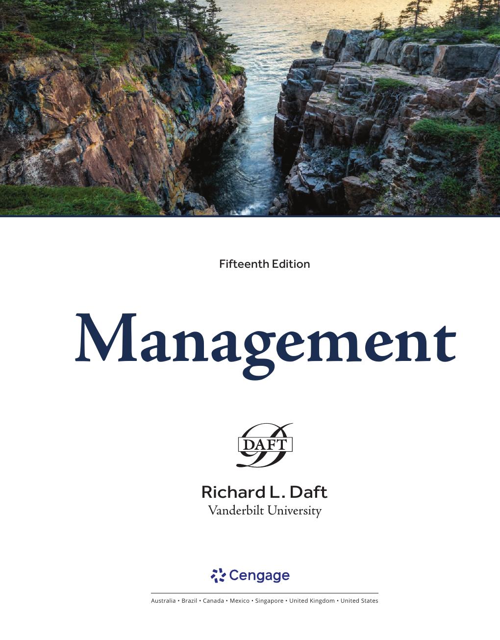 Preview page 2 of Management 15th Edition By Richard Daft eBook PDF